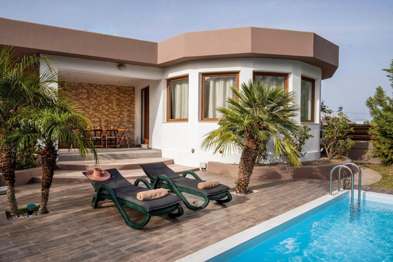 Maia Luxury Pool Villa Afantou Exteriér fotografie